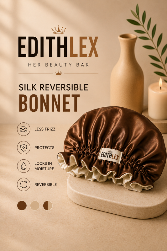 SILK REVERSIBLE EDITHLEX BONNET